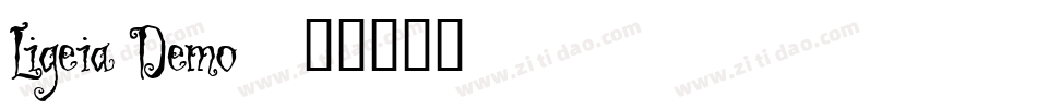 Ligeia Demo字体转换